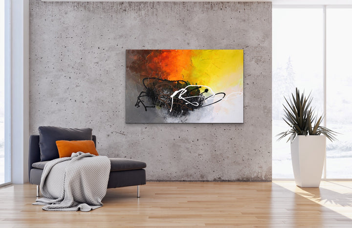 Evolve - 30x48 - Abstract painting, Modern Art, Wall art, Canvas painting, Framed art, Minimalist art