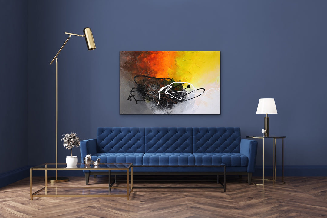 Evolve - 30x48 - Abstract painting, Modern Art, Wall art, Canvas painting, Framed art, Minimalist art