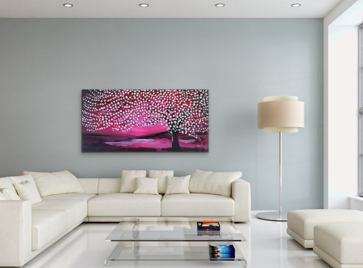 Wonderland - 24x48 - Original Contemporary Modern Abstract Paintings by Preethi Arts