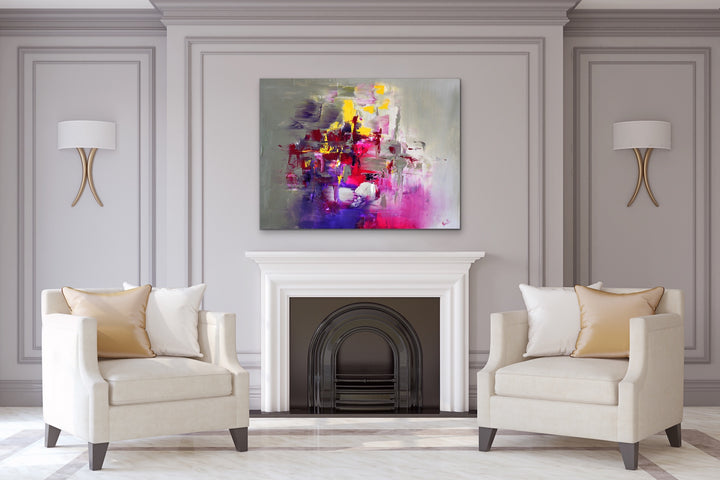 Pink Diamond - 30x40 - Preethi Arts