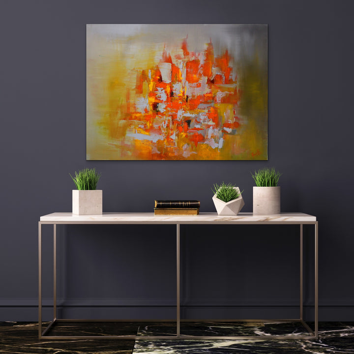 Ballistic - 30x40 - Abstract painting, Modern Art, Wall art, Canvas painting, Framed art, Minimalist art