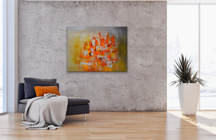 Ballistic - 30x40 - Abstract painting, Modern Art, Wall art, Canvas painting, Framed art, Minimalist art