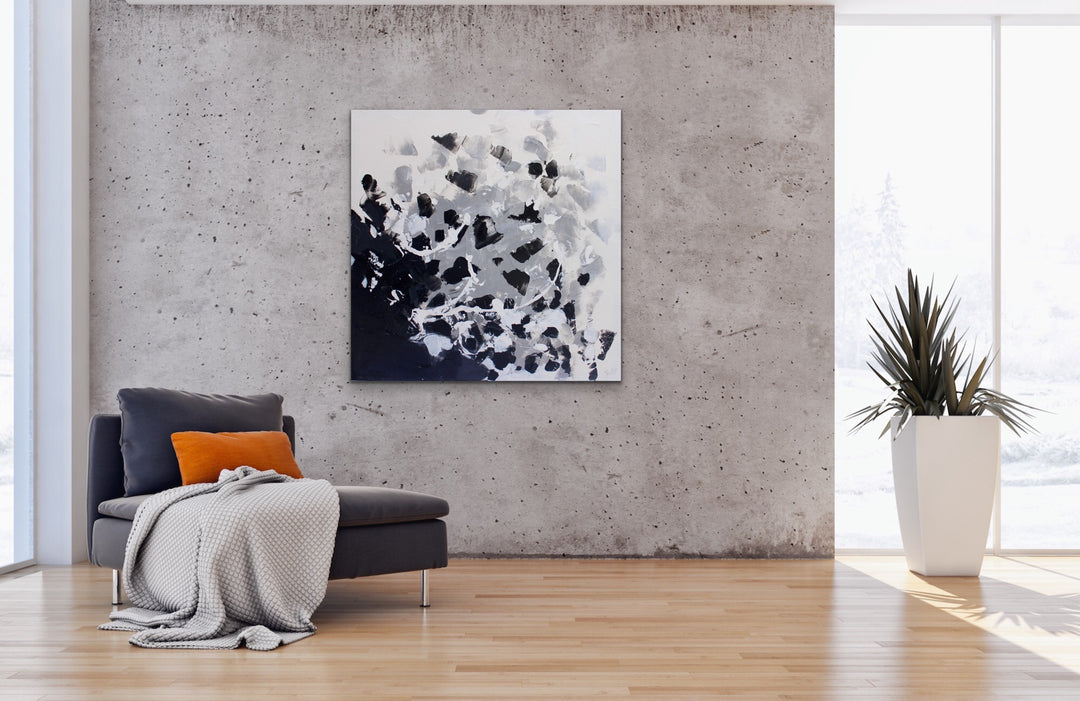 Formula - 36x36 - Abstract painting, Modern Art, Wall art, Canvas painting, Framed art, Minimalist art