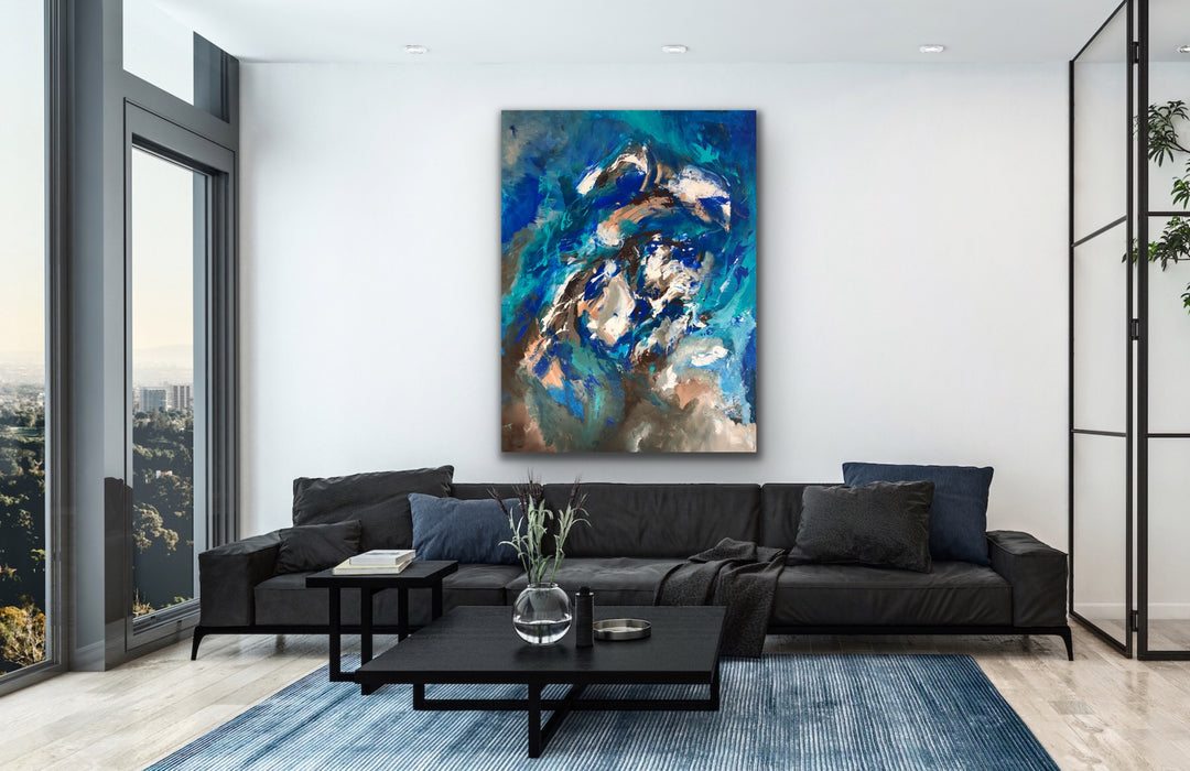 Abstract painting, Modern Art, Wall art, Canvas painting, Framed art, Minimalist art