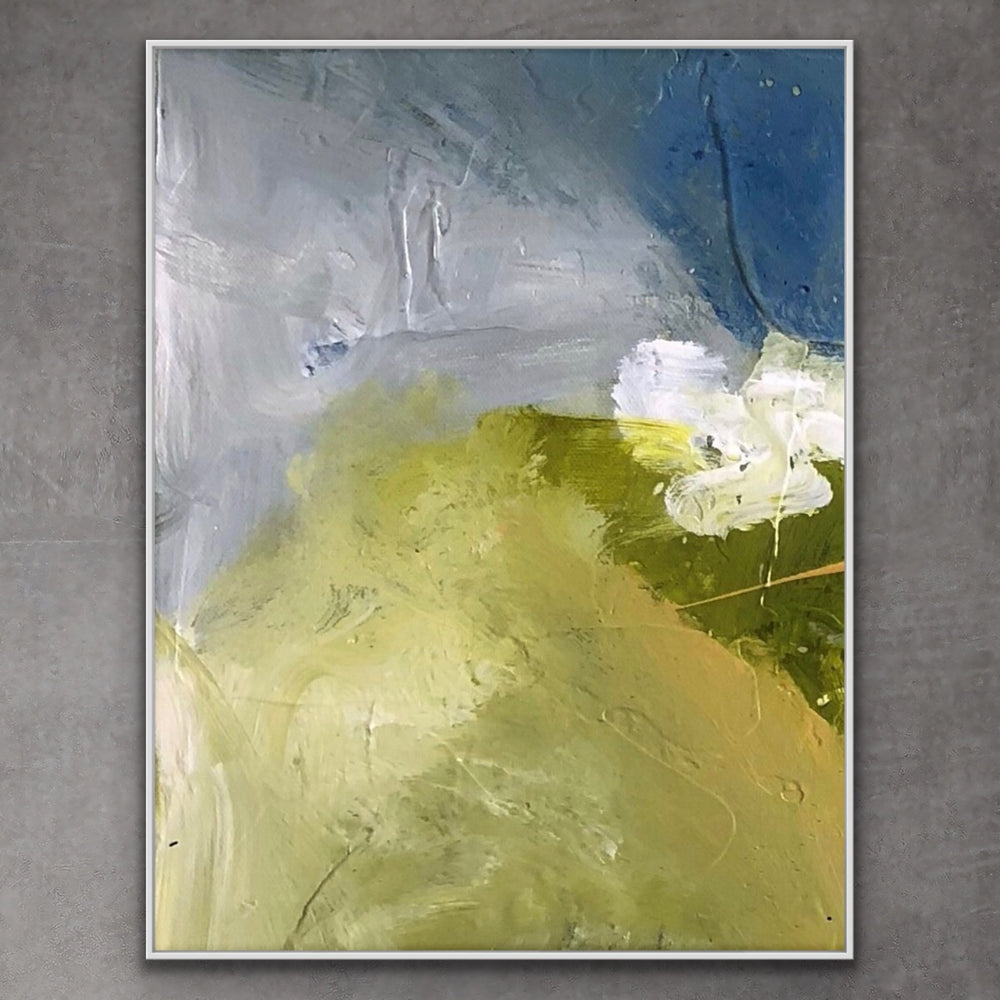 #AbstractArt #HandmadeArt #MinimalistArt #ArtCollection #ContemporaryArt #HomeDecor #NatureInspired #SereneArt #LeafGreen #SlateBlue #WhiteFlowers #ArtForInspiration #TranquilVibes #ElegantDecor #ArtisticExpression #ArtLovers #ModernArt #WallArt #CreativeHome #UniqueArtwork
