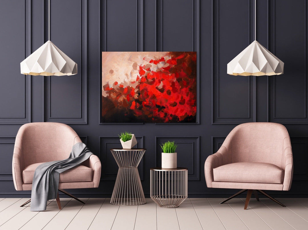 Extra Large Wall Art,Textured Painting,Original Painting, Abstract Painting, Livingroom Decor,  30x40 - Preethi Arts