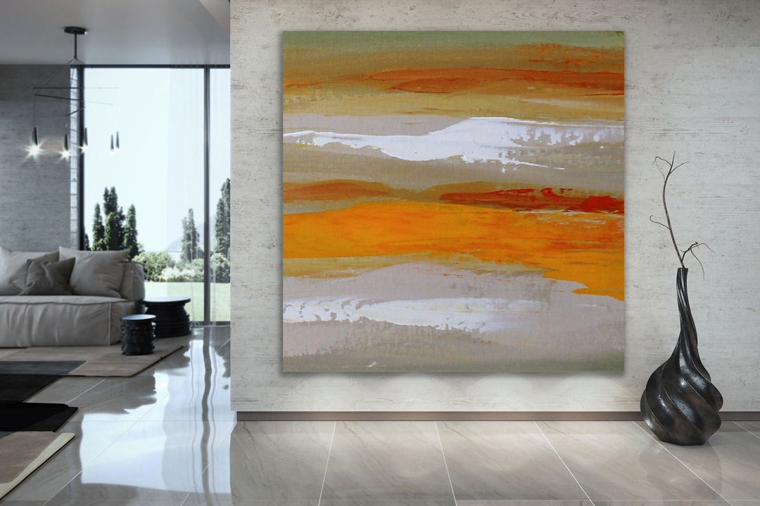 Freaky Yellow  - Modern Art Abstract Paintings Wall Art