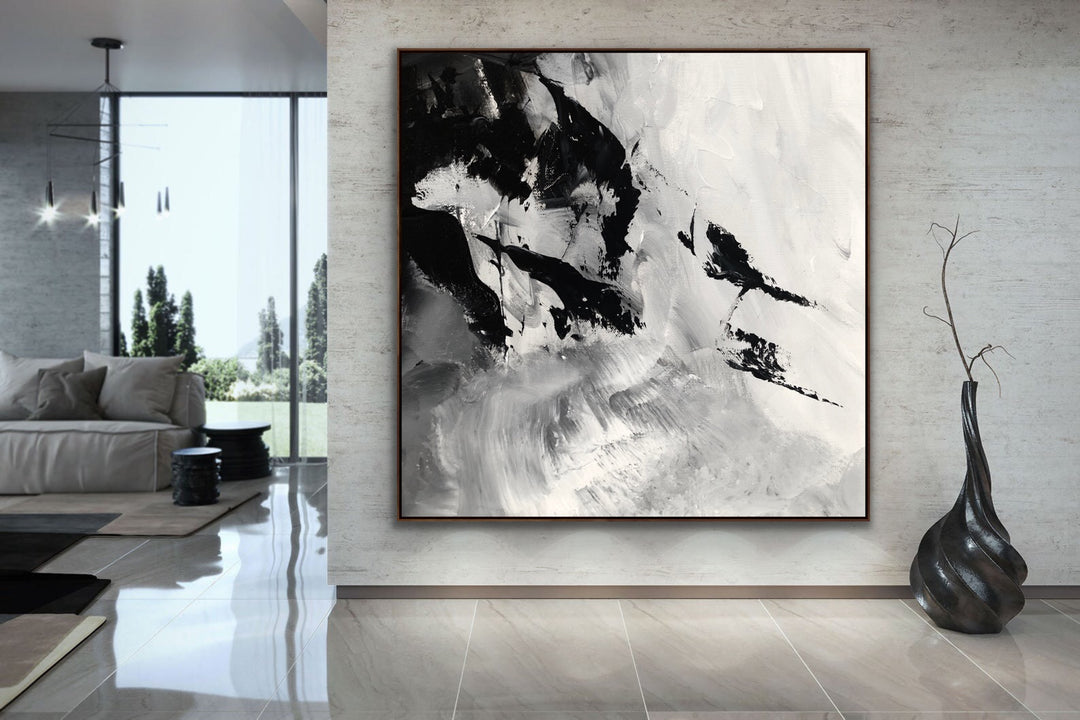 Thunder - Custom Art - Abstract Painting, Minimalist Art, Framed art Wall Art, Modern art