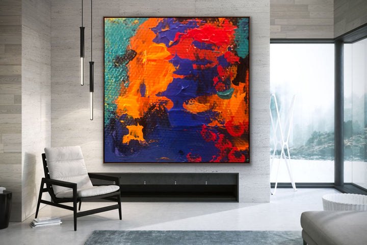 Mystical - Custom Art - Abstract painting, Minimalist Art, Framed painting, Wall Art, Wall Decor, Large painting, Local Artist