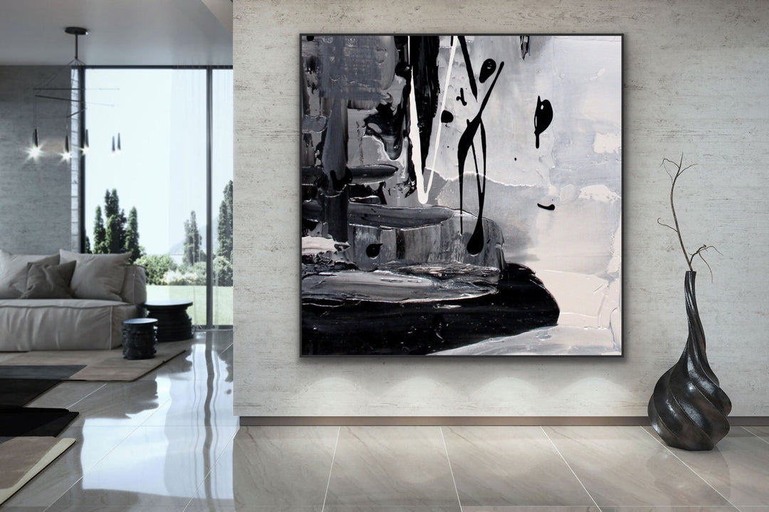 Past life  - Abstract painting, Minimalist Art, Framed painting, Wall Art, Wall Decor, Large painting, Local Artist