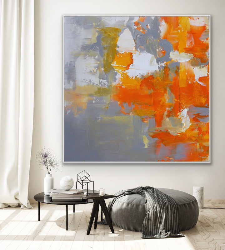 Melting - Custom Art - Abstract painting, Minimalist Art, Framed painting, Wall Art, Wall Decor, Large painting, Local Artist