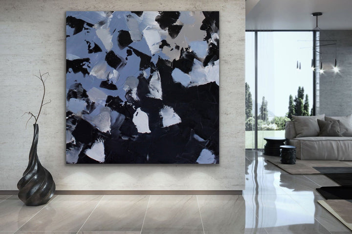Vague - Custom Art - minimalist painting 3d art white painting art for home