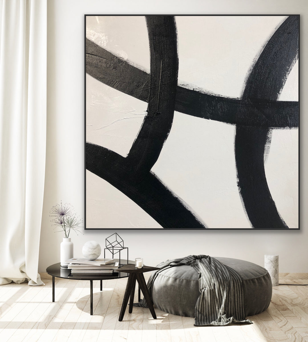 Indifferent - Custom Art - minimalist painting 3d art white painting art for home