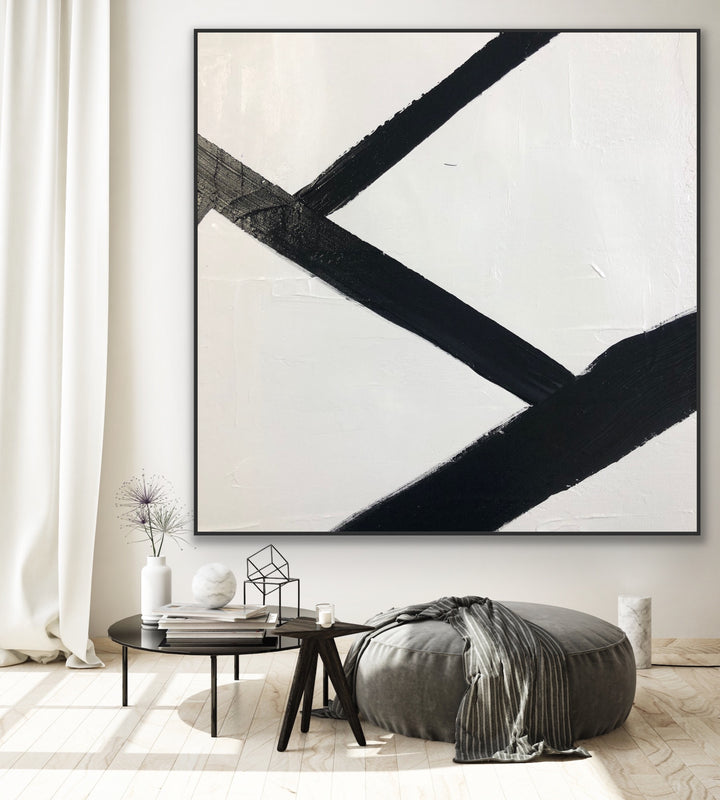 Stylish - Custom Art - minimalist painting 3d art white painting art for home