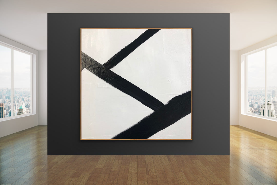 Stylish - Custom Art - minimalist painting 3d art white painting art for home