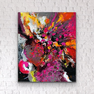 Victory 2 - 30x24 - Original Contemporary Modern Abstract Paintings by Preethi Arts