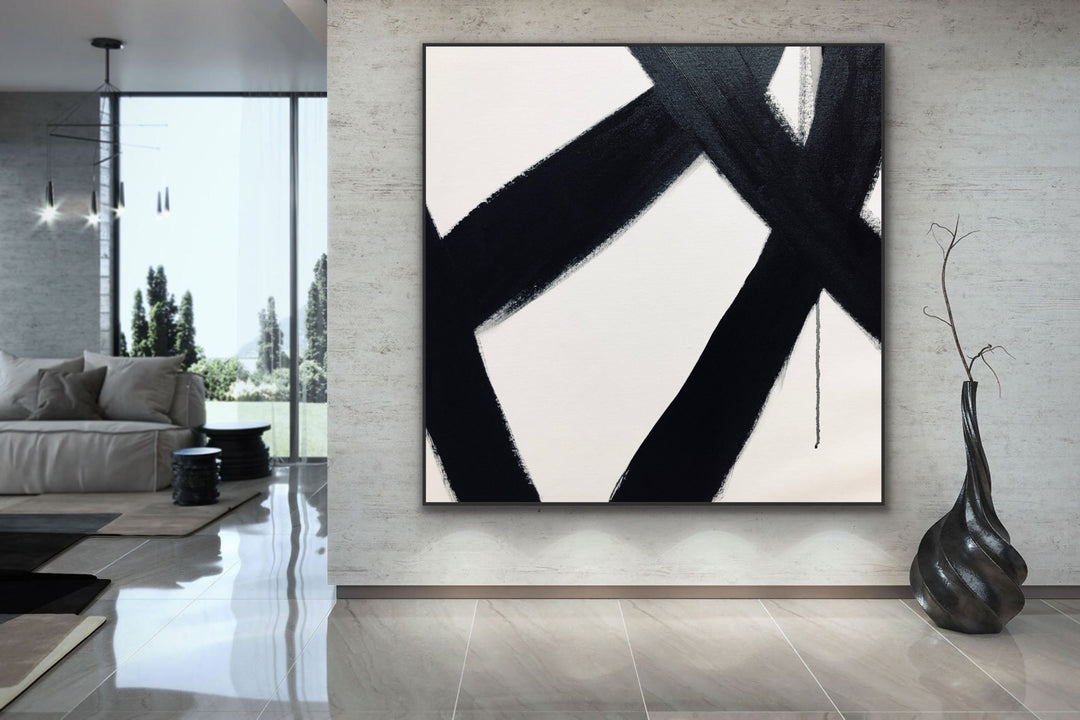 Shadowy  - minimalist painting 3d art white painting art for home