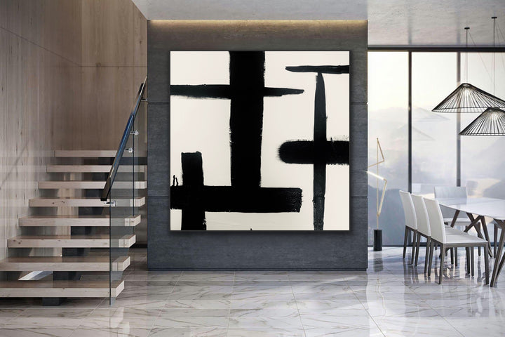 Bouncy- Custom Art - minimalist painting 3d art white painting art for home