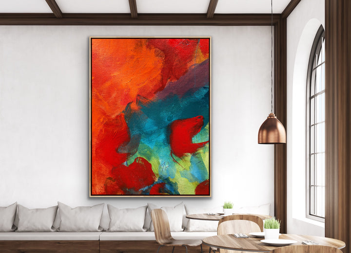 Romance- Custom Art - Original Contemporary Modern Abstract Paintings by Preethi Arts