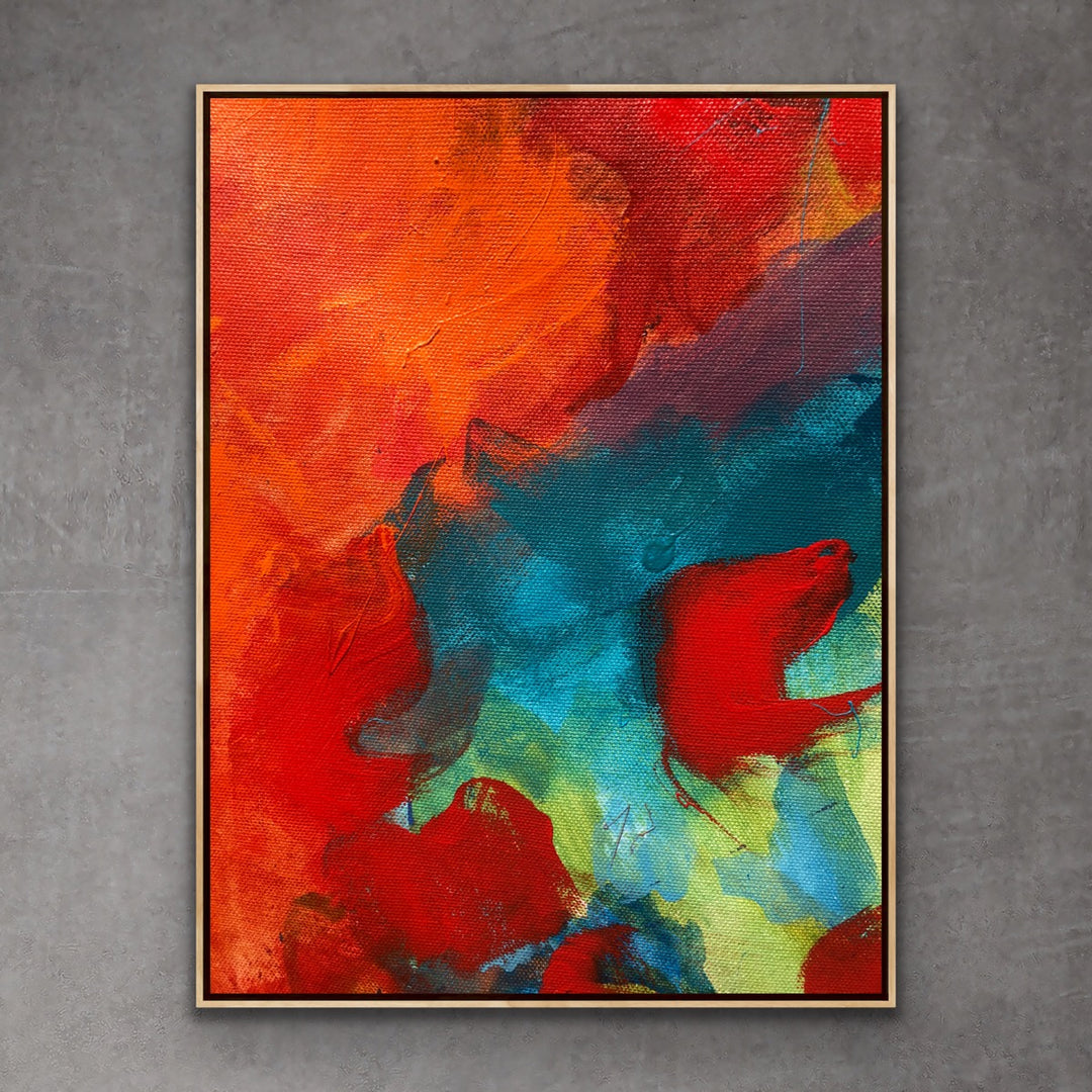 Romance- Custom Art - Original Contemporary Modern Abstract Paintings by Preethi Arts