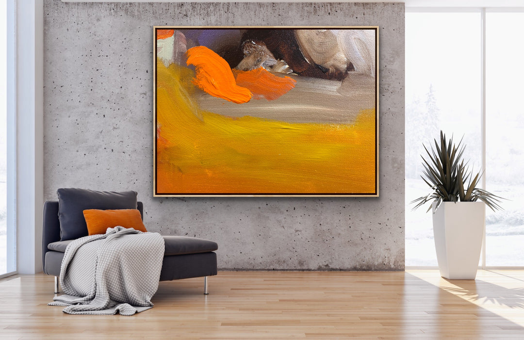 Sunset - Custom Art - Original Contemporary Modern Abstract Paintings by Preethi Arts