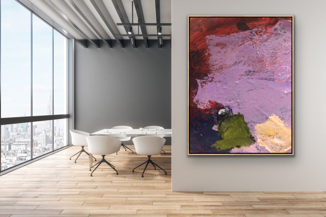 Blush- Custom Art - Original Contemporary Modern Abstract Paintings by Preethi Arts