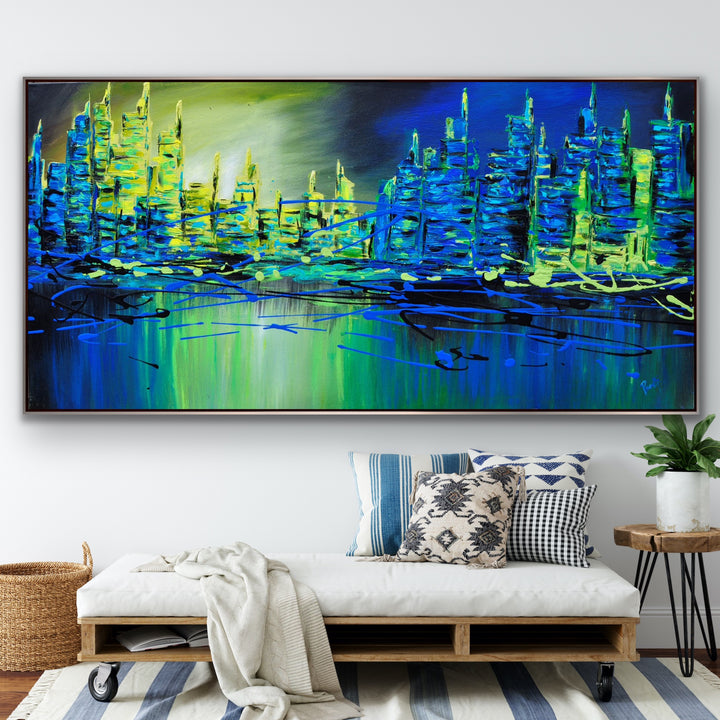 Blue reflection - Custom Art - Preethi Arts