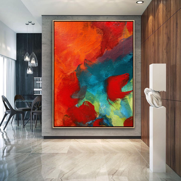 Romance- Custom Art - Original Contemporary Modern Abstract Paintings by Preethi Arts