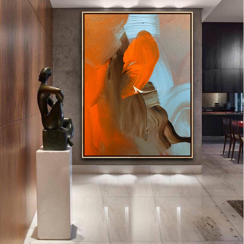 Sunset shore  - Original Contemporary Modern Abstract Paintings by Preethi Arts