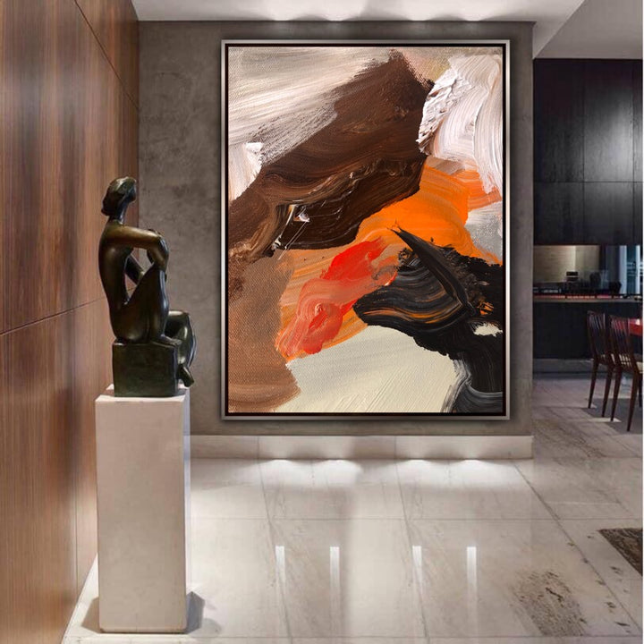 Sunset in the beach - Custom Art - Original Contemporary Modern Abstract Paintings by Preethi Arts
