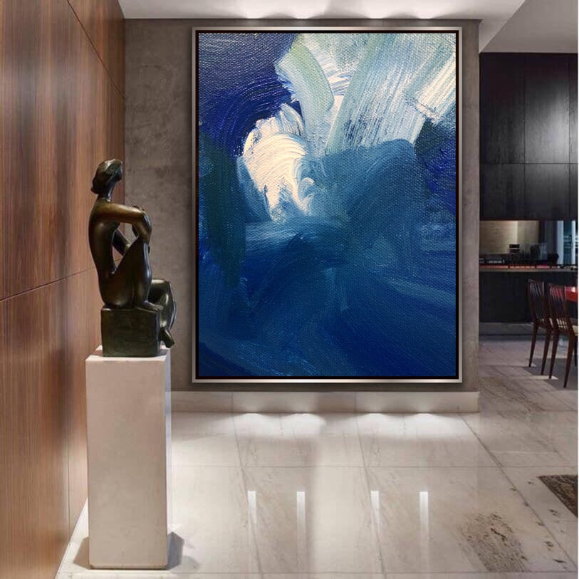 Moon Light - Original Contemporary Modern Abstract Paintings by Preethi Arts
