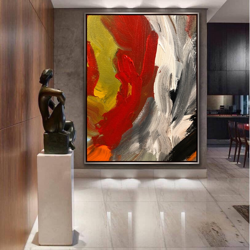 Splendor  - Original Contemporary Modern Abstract Paintings by Preethi Arts