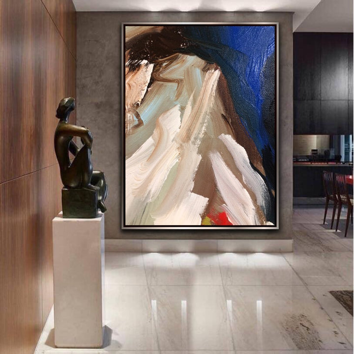 Mountain view  - Original Contemporary Modern Abstract Paintings by Preethi Arts