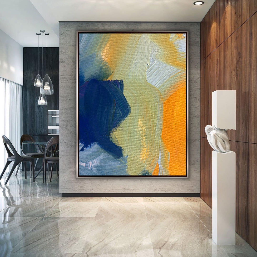 Beach Side - Original Contemporary Modern Abstract Paintings by Preethi Arts