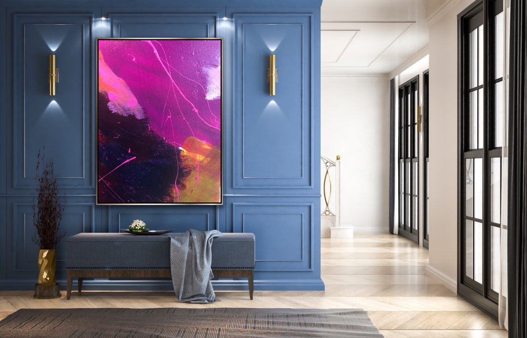 Glam- Custom Art - Original Contemporary Modern Abstract Paintings by Preethi Arts