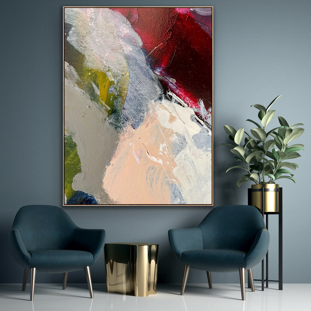 Phenomena  - Abstract Painting, Minimalist Art, Framed art Wall Art, Modern art