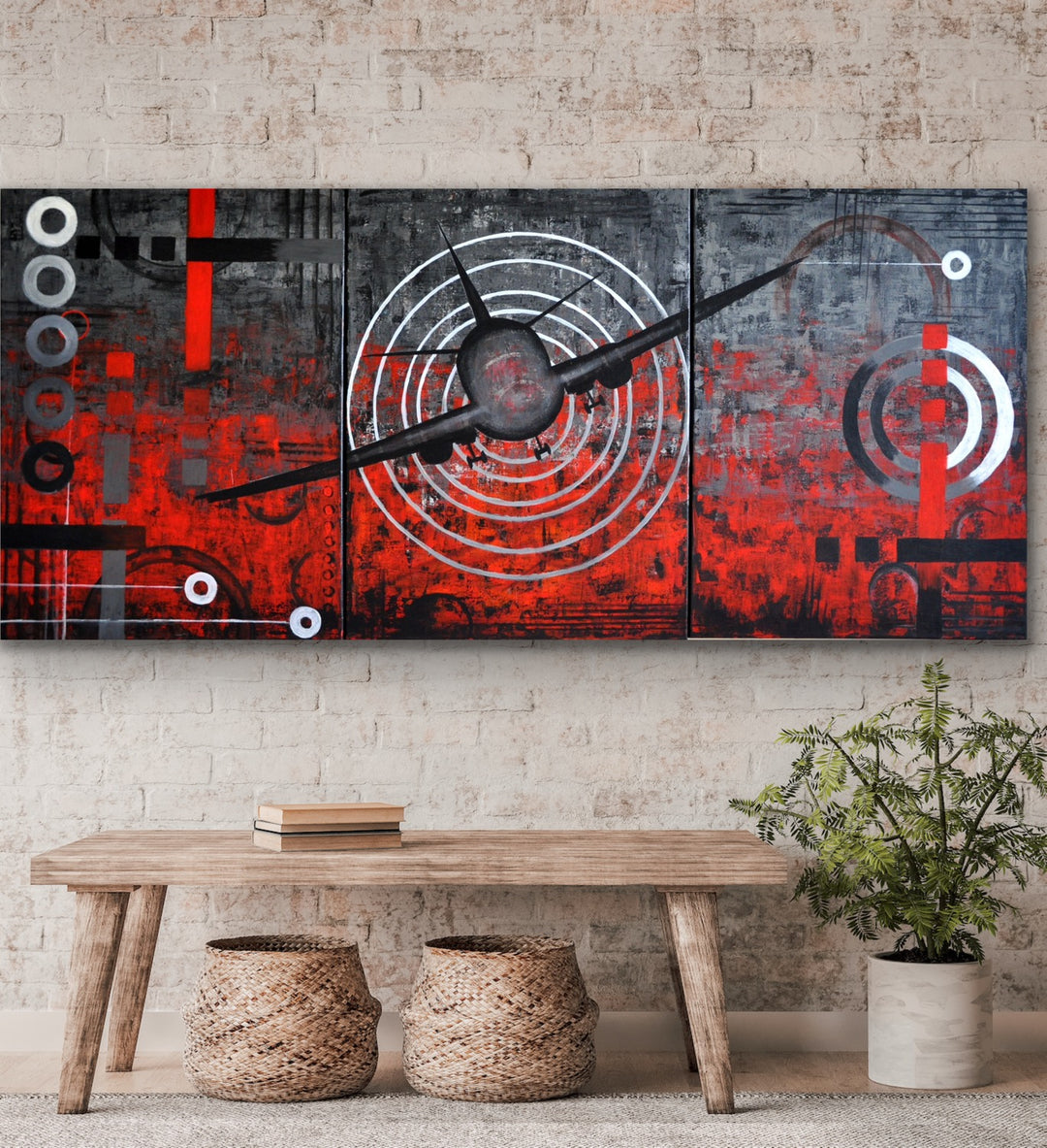 Heads up display - Custom Art - Abstract painting, Minimalist Art, Framed painting, Wall Art, Wall Decor, Large painting, Local Artist