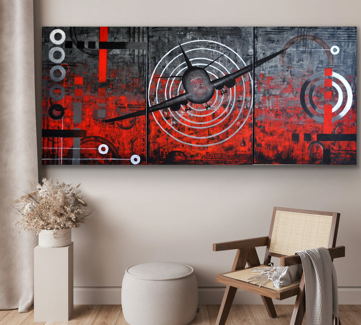 Heads up display - Custom Art - Abstract painting, Minimalist Art, Framed painting, Wall Art, Wall Decor, Large painting, Local Artist