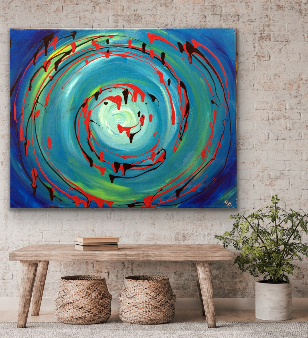 Sea swirl - Custom Art - Preethi Arts