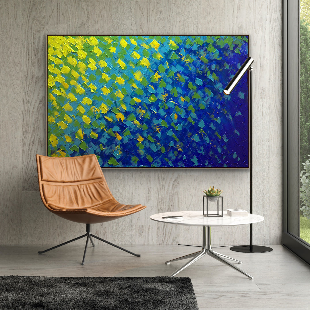 Across the sky  - Abstract painting, Minimalist Art, Framed painting, Wall Art, Wall Decor, Large painting, Local Artist