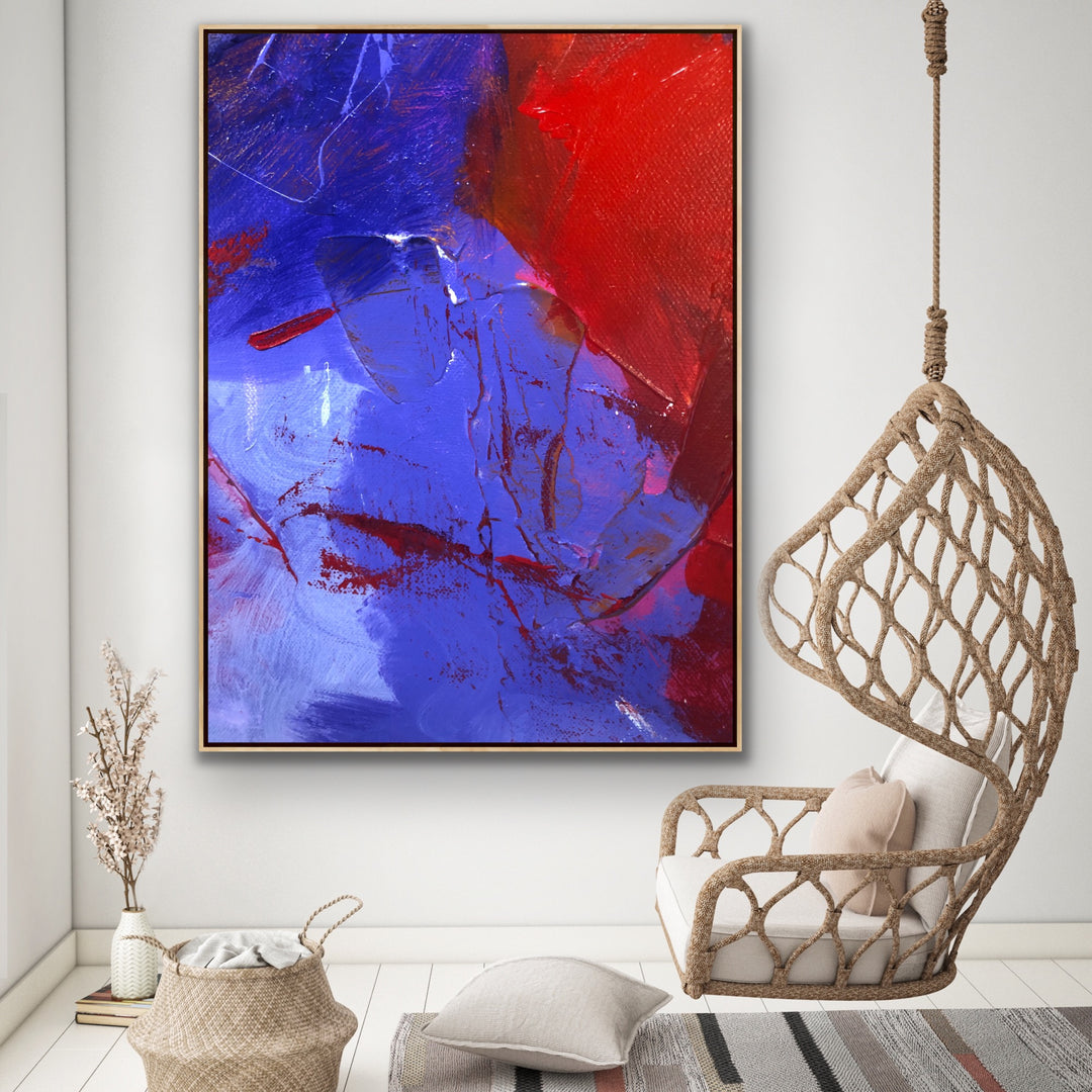 Let it go - Custom Art - Abstract Painting, Minimalist Art, Framed art Wall Art, Modern art