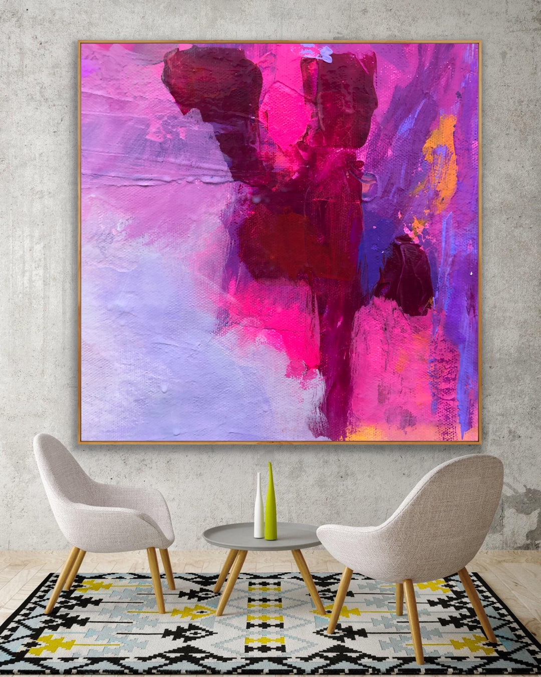 Magical - Custom Art - Abstract painting, Minimalist Art, Framed painting, Wall Art, Wall Decor, Large painting, Local Artist