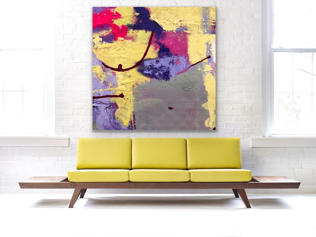 Crazed - Custom Art - Abstract painting, Minimalist Art, Framed painting, Wall Art, Wall Decor, Large painting, Local Artist