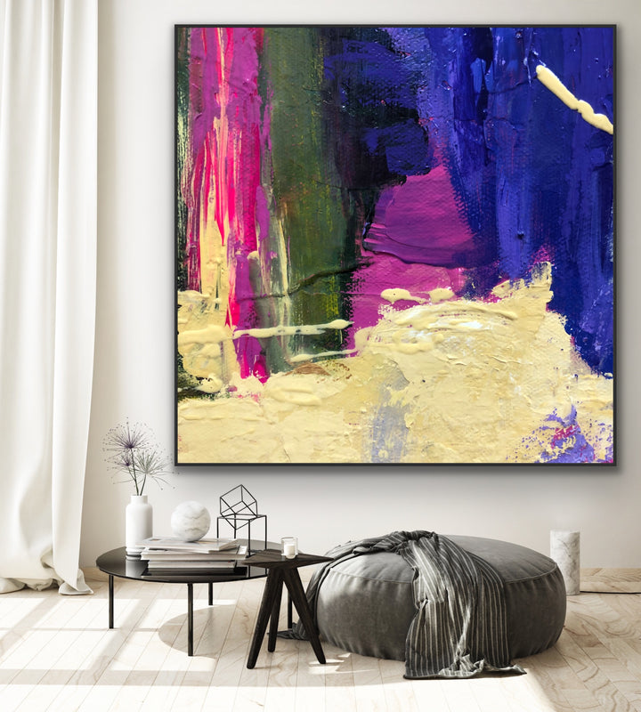 Ridge - Custom Art - Abstract painting, Minimalist Art, Framed painting, Wall Art, Wall Decor, Large painting, Local Artist