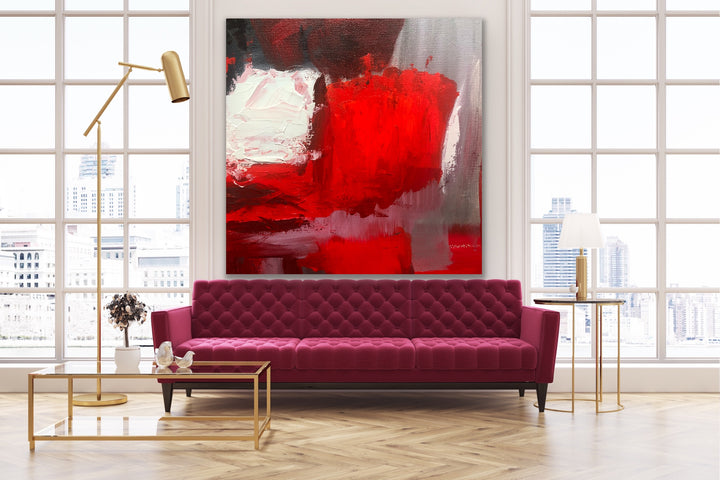 Warm hugs - Custom Art - Large abstract art home decor office decor