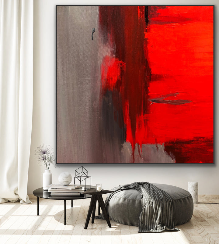 Happy hour - Custom Art - Large abstract art home decor office decor