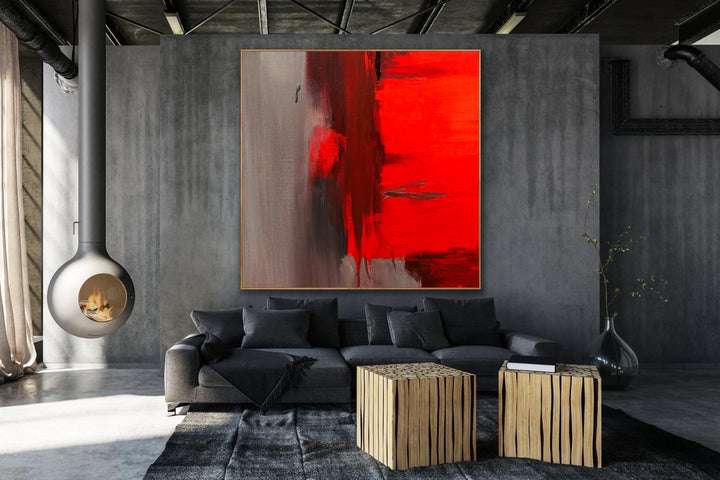 Happy hour - Custom Art - Large abstract art home decor office decor