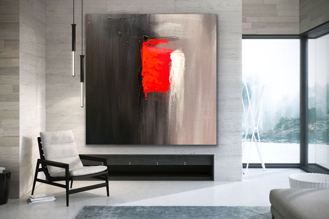 Relaxing mood - Large abstract art home decor office decor