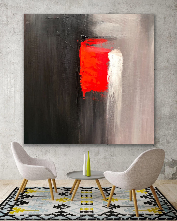 Relax- 60x60 - Abstract painting, Modern Art, Wall art, Canvas painting, Framed art, Minimalist art