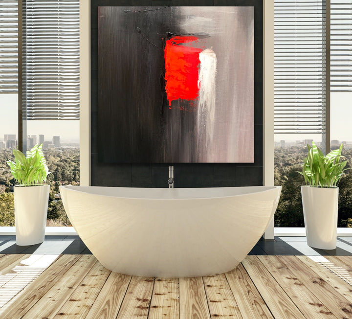 Relax- 60x60 - Abstract painting, Modern Art, Wall art, Canvas painting, Framed art, Minimalist art